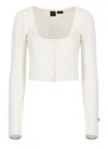 Pinko Cardigan In White