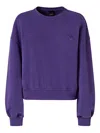 Pinko Sweatshirt With Love Birds Embroidery In Animal Print
