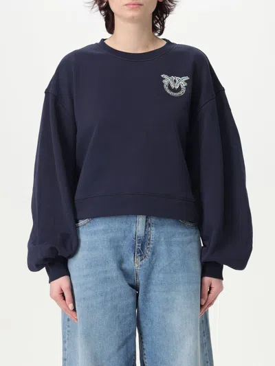 PINKO SWEATSHIRT PINKO WOMAN COLOR BLUE,G60846009