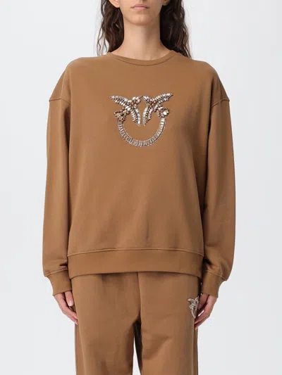 Pinko Sweatshirt  Woman Color Dark In Brown