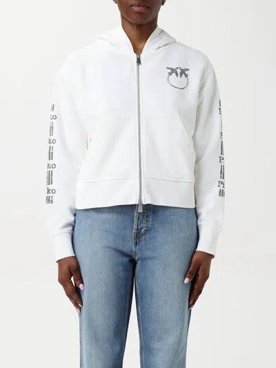 PINKO SWEATSHIRT PINKO WOMAN COLOR WHITE,G70100001