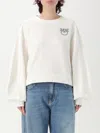 Pinko Ceresolelogo Sweatshirt In White