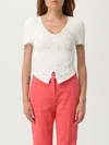 Pinko Sweatshirt  Woman Color White In White