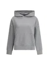 Pinko Grey Sweatshirt With Logo Embroidered On The Front In Gray