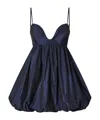 Pinko Sweetheart-neckline Puffball Dress In Black
