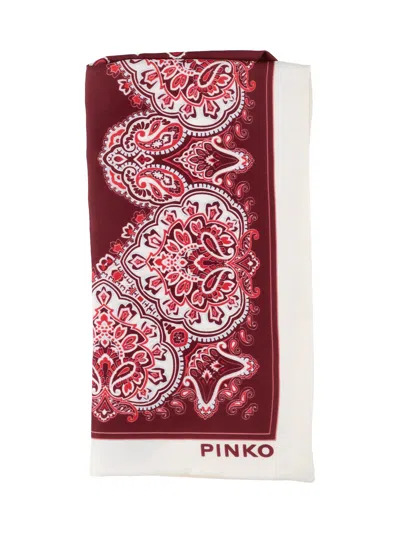 Pinko 'swing' Scarf In Red