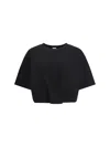 Pinko Modern Ribbed Crew Neck T-shirt