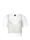 Pinko T-shirt Avec Top À Mini-paillettes
