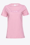 Pinko T-shirt With  Logo Embroidery