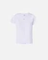 Pinko T-shirt Mini Logo  In Blanc Brill.