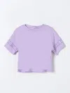 PINKO T恤 PINKO KIDS 儿童 颜色 淡紫色,F55564038