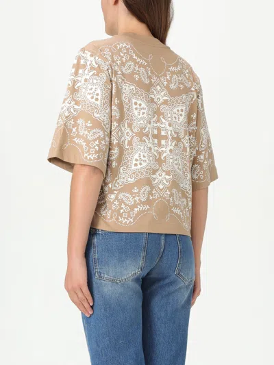 PINKO T-SHIRT PINKO WOMAN COLOR BEIGE,G71678022