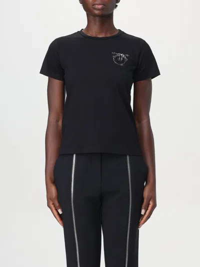 PINKO T-SHIRT PINKO WOMAN COLOR BLACK,412344002