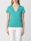 Pinko T-shirt  Woman Color Green In Green