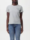 PINKO T-SHIRT PINKO WOMAN COLOR GREY,412344020