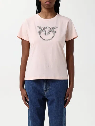PINKO T-SHIRT PINKO WOMAN COLOR PINK,425453010