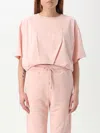 Pinko Short Sleeve T-shirt In Pink