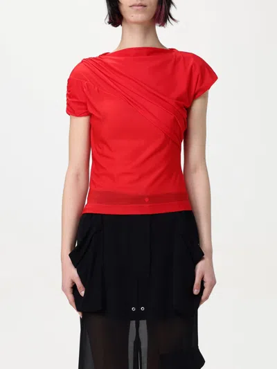 PINKO T-SHIRT PINKO WOMAN COLOR RED,G53880014