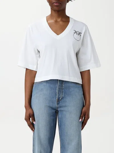 PINKO T-SHIRT PINKO WOMAN COLOR WHITE,G70054001