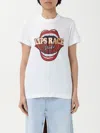 Pinko Cotton Crew-neck T-shirt In White
