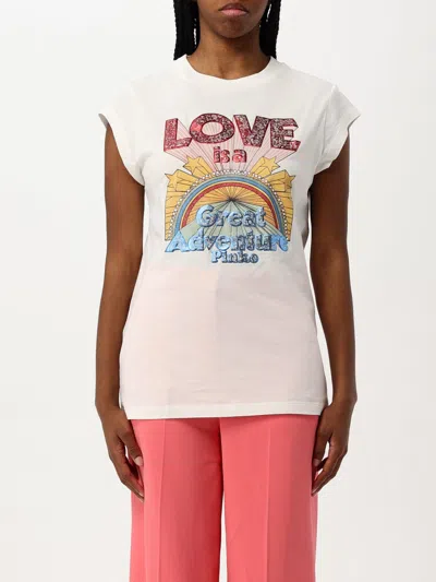PINKO T-SHIRT PINKO WOMAN COLOR WHITE,G67467001