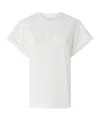 Pinko T-shirt With Metallic Print On Front In White