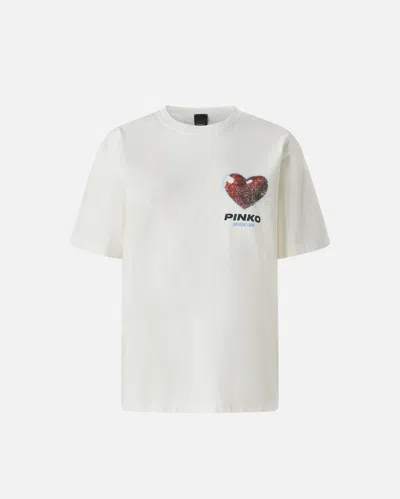 PINKO T-SHIRT WITH PRINT