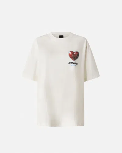 PINKO T-SHIRT AVEC IMPRIMÉ