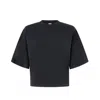 Pinko Logo-embroidered Cotton Cropped T-shirt