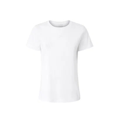 PINKO T-SHIRT WOMAN PINKO - T-SHIRT JERSEY BAG - WHITE