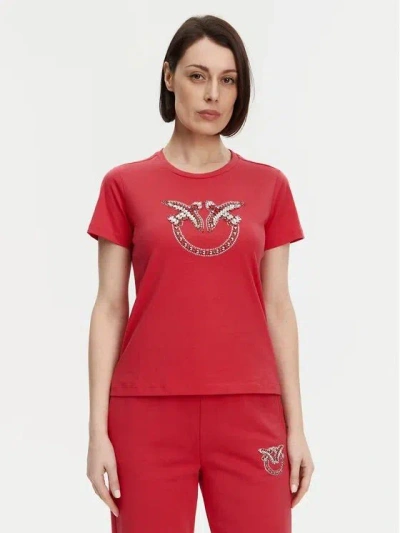 Pinko T-shirt Woman  Quentin 100535 A2g7 O57 In Red