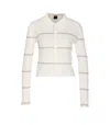 Pinko Jannu Long Sleeves Polo In White