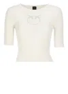 Pinko Ivory Tritone Sweater