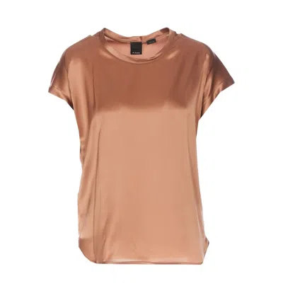 Pinko T-shirts And Polos Beige
