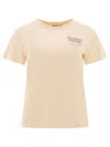 Pinko Embellished Crew Neck Short Sleeve Tops In Pink