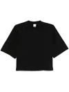 Pinko Embroidered-logo T-shirt In Black