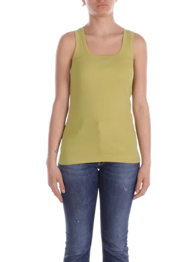 Pinko T-shirts And Polos Green In Verde Blu E Verdi