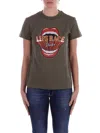 Pinko T-shirts And Polos Military In Militare Verde
