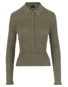 Pinko Cotton And Silk Polo Shirt In Multicolor