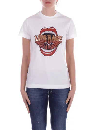 Pinko T-shirts And Polos White In Bianco Bianco