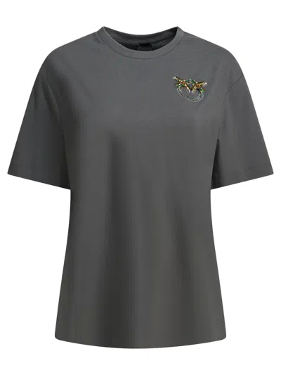 Pinko T-shirts Grey In Gray