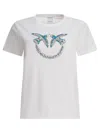 Pinko Embellished Love Birds T-shirt