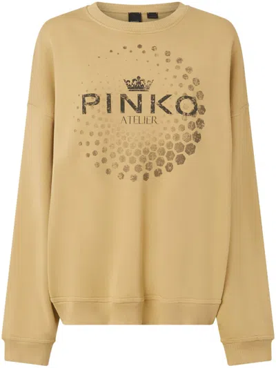 Pinko Tagore Sweater In Beige