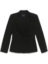 Pinko Tailored Black Double-breasted Jacket