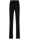 Pinko Flattering Tailored Trousers With Classic Waistband In Black