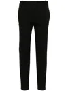 Pinko Tailored Black Trousers With Polished Silhouette In Black