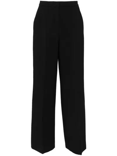 PINKO PINKO TAILORED BLACK TROUSERS WITH SMOOTH FINISH