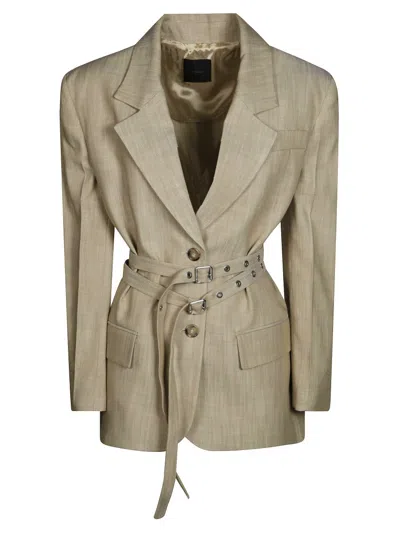 PINKO TAILORED BLAZER WITH BELTED WAIST