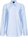 Pinko Tailored Blue Long Sleeve Shirt In Blue