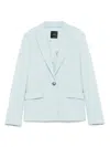 Pinko Tailored Jacket With Flap Pockets And Shoulder Pads